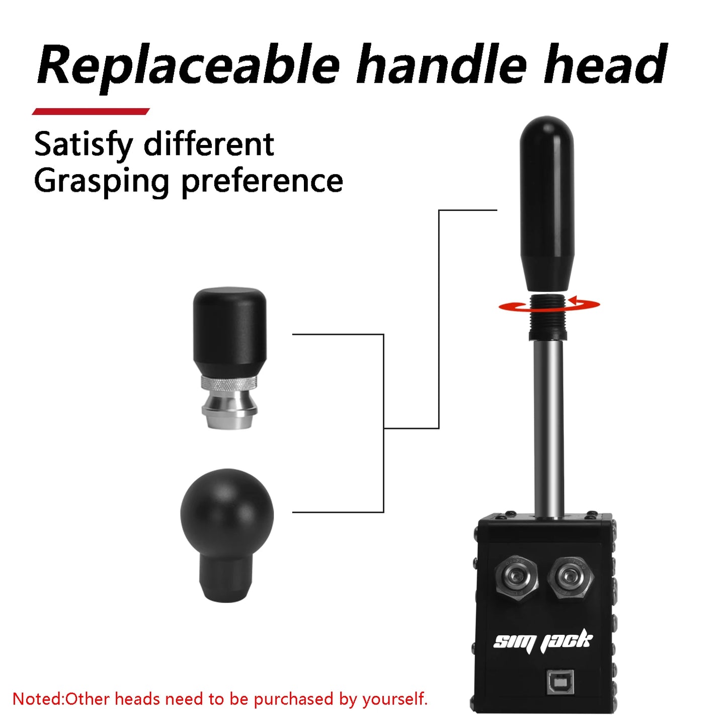 Short Gearshift Shifter for PC Racing Games
