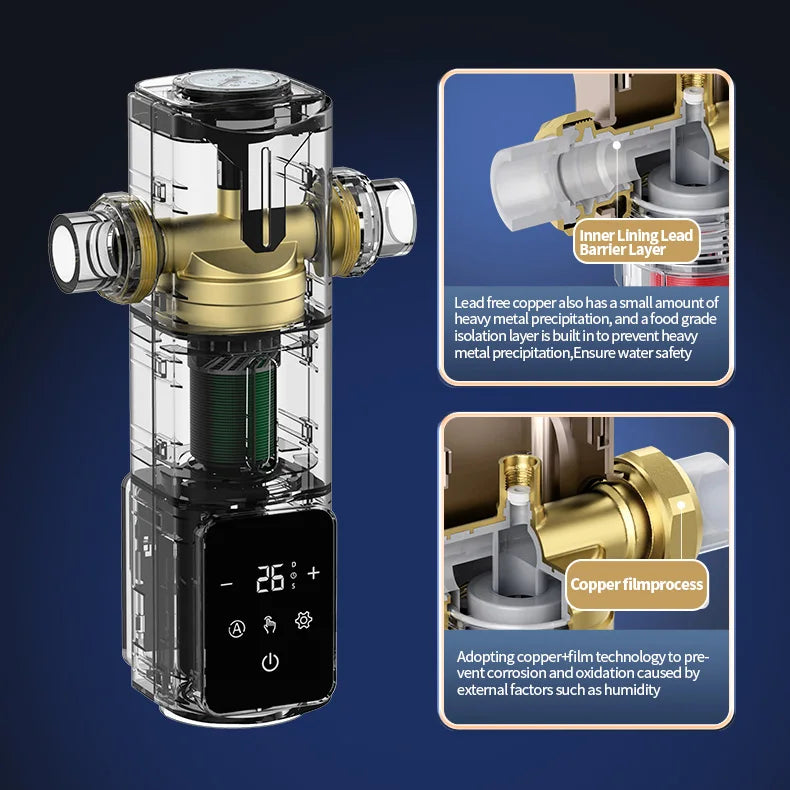 High Flow Central Water Purifier with Automatic Self-Cleaning
