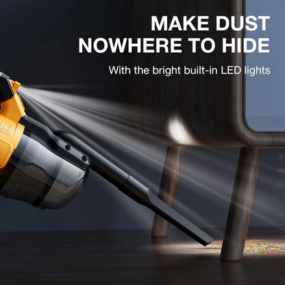 Portable Electric Vacuum Cleaner with 2 Filters for 20V Battery