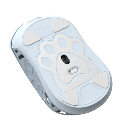 Ice Blue Gaming Mouse Ultra-Light PAW3950HS Sensor