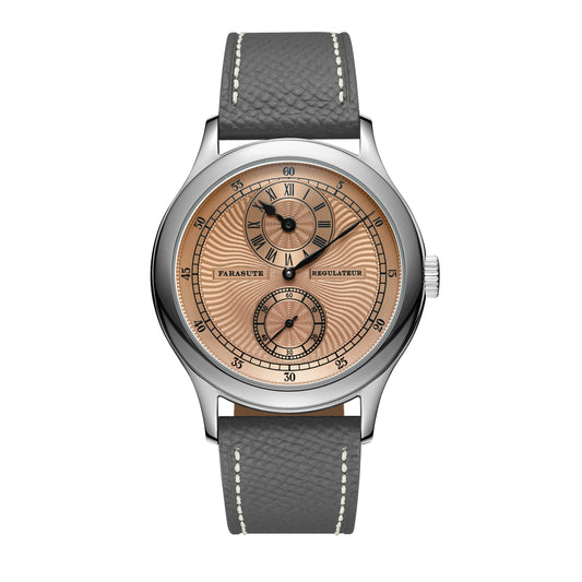 Automatic Mechanical Men’s Watch Sapphire Crystal Waterproof Salmon Dial