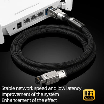 CAT8 Ethernet Cable 40Gbps 2000MHz High Speed 8m