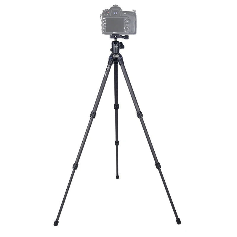 Carbon Fiber Camera Tripod with Ball Head 3 Section