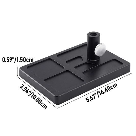 Portable Stainless Steel Fly Tying Vise Clamp Base Set