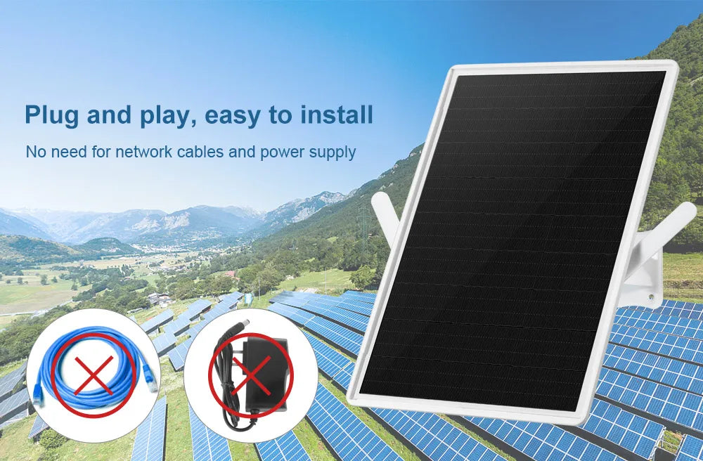 Solar WiFi Repeater Signal Booster with Built-in 20000mAh Battery
