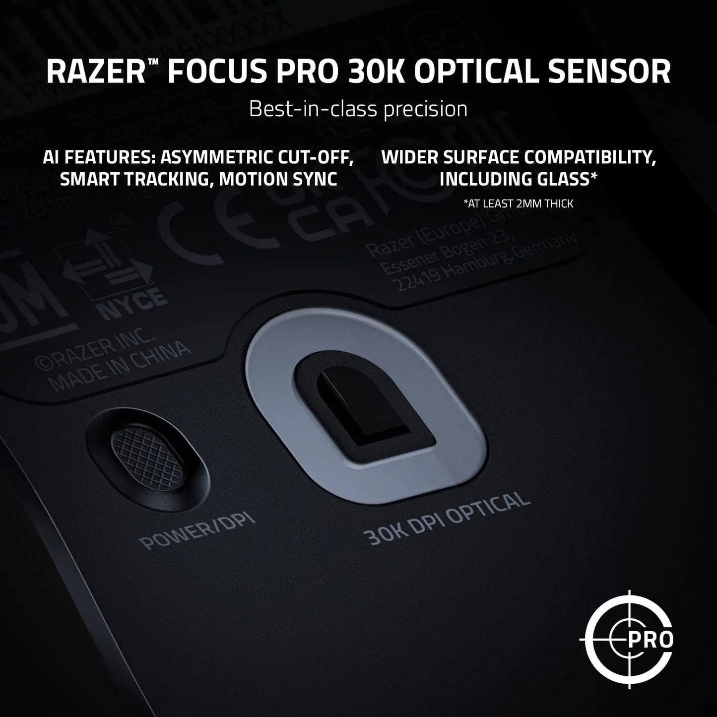 Razer Viper V2 Pro Ultra Lightweight Wireless Gaming Mouse with 30K DPI Sensor