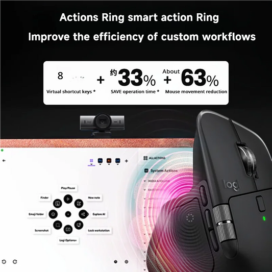 Light Gray Bluetooth Mouse 8000DPI 70-Day Battery