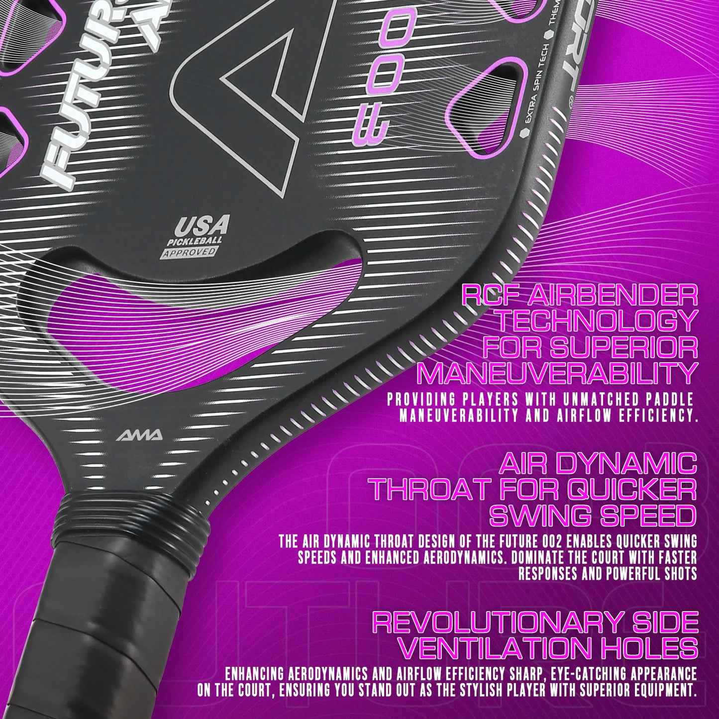 Carbon Fiber Pickleball Paddle 13mm Multi-Layer Core