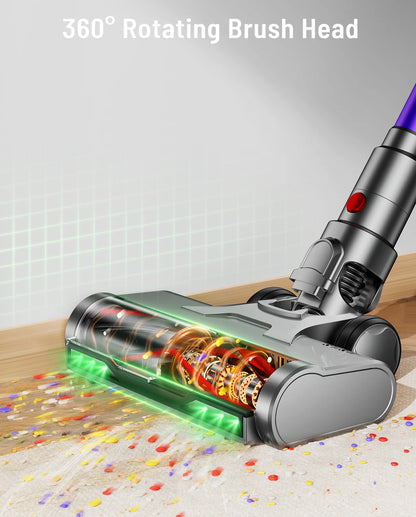 650W Cordless Vacuum Cleaner 65KPa 70-Minute Runtime