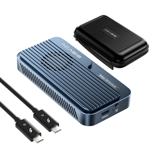 Portable SSD Case and Carry Bag with Cooling Fan