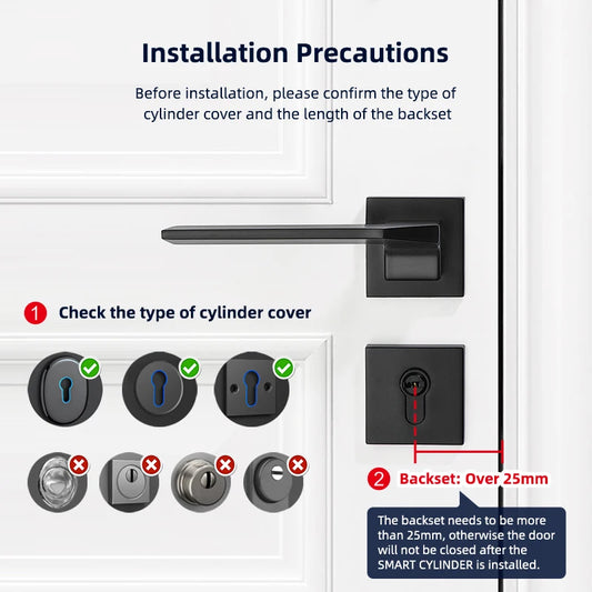Keyless Fingerprint Door Lock RFID TUYA Smart Access