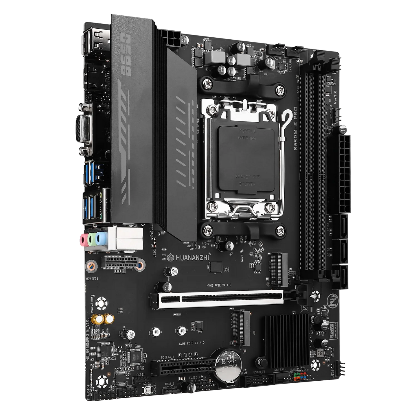 B650M Gaming Motherboard DDR5 NVMe SSD WiFi