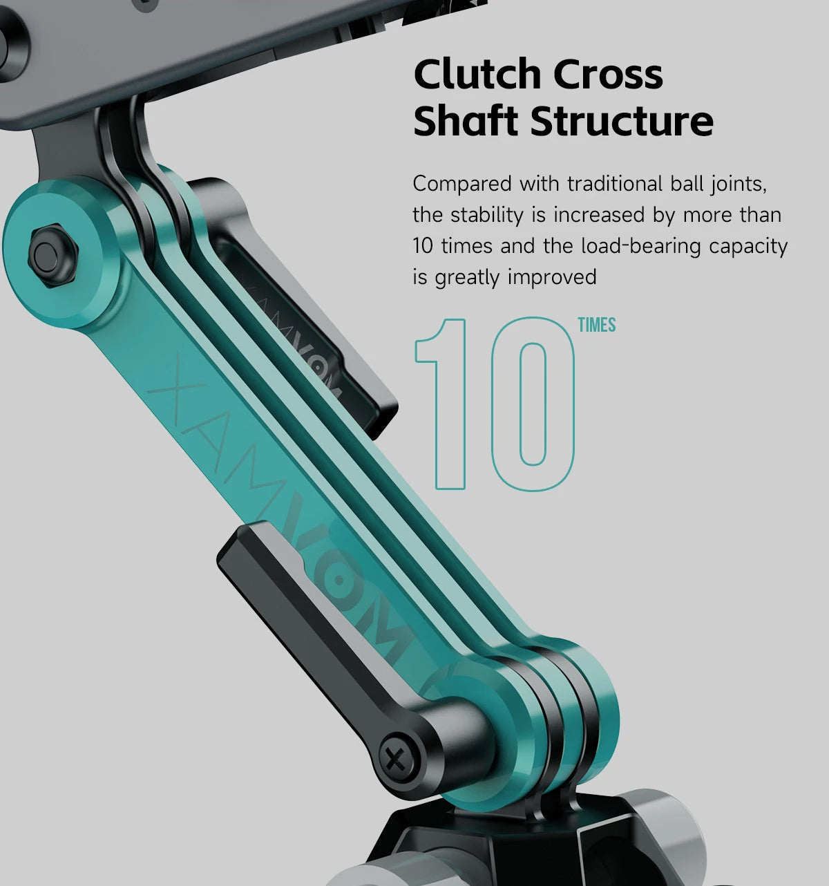 Hydraulic Damping Blade Arm for Smooth Camera Stabilisation