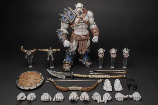 Collectible Fantasy Soldier Figure White Box Packaging