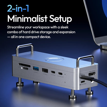 Mac Mini Docking Station with SSD Storage Expansion