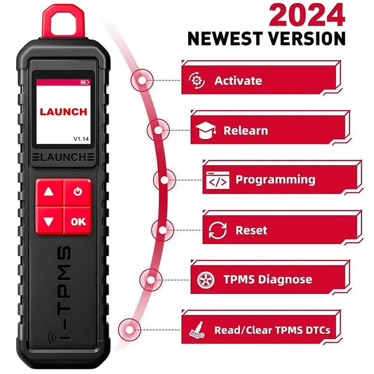 Portable i-TPMS Tire Pressure Diagnostic Tool 315/433MHz