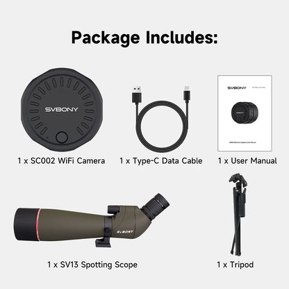 WiFi Electronic Eyepiece Camera for Bird Watching