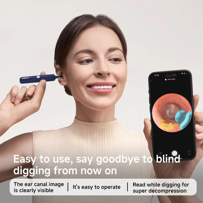 Smart Visual Earwax Removal Kit with Bendable Earpick