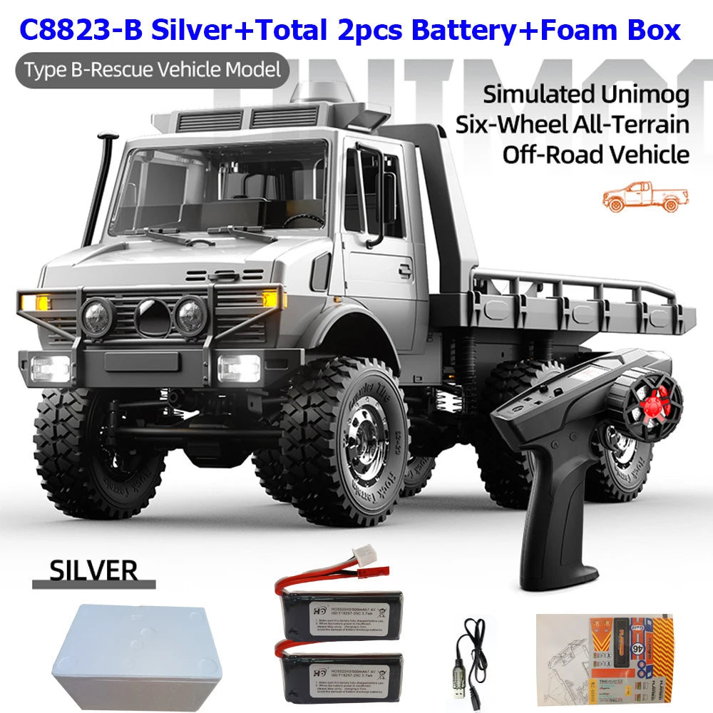 Off-Road 6WD RC Rescue Truck Toy