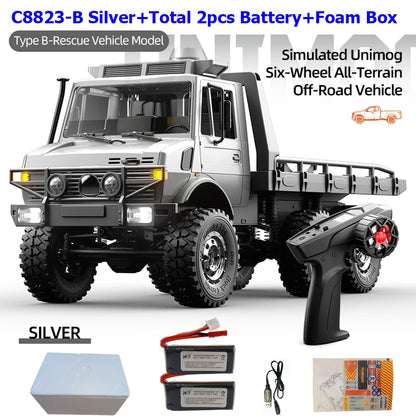Off-Road 6WD RC Rescue Truck Toy