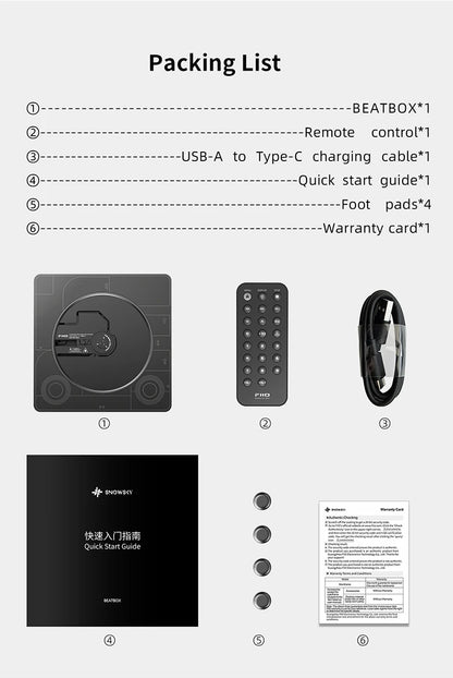 Portable CD Player with Bluetooth Speaker & FM Radio