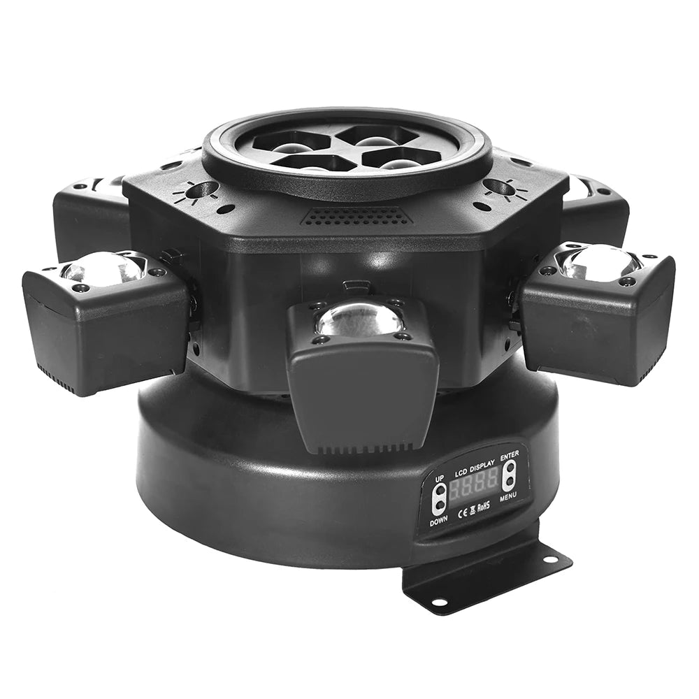 Rotating 180W Disco Beam Light with Laser & Flash