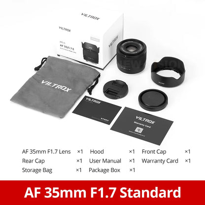 35mm F1.7 Autofocus Prime Lens Sony E