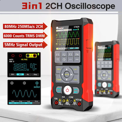 3-in-1 Electronic Tester Oscilloscope for Auto Power Repair