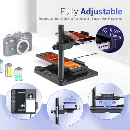 Mobile Film Scanner 35mm 120 Negative Scanner with Backlight