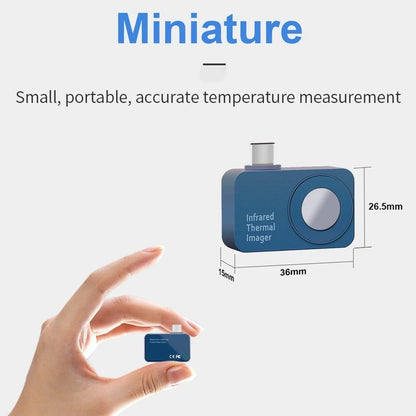 High Resolution Thermal Imager for Android with Macro Lens