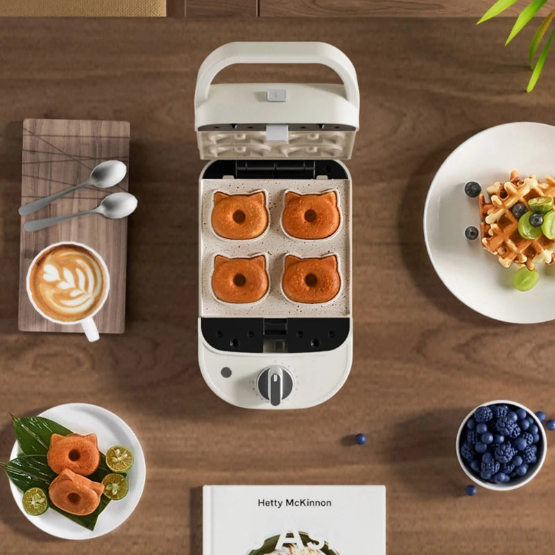 600W 4in1 Sandwich Maker Waffle Maker with 4 Plates