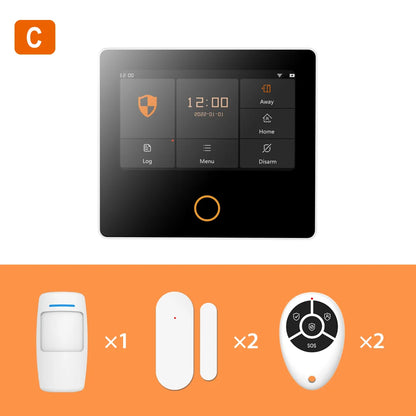 4.3 Inch Touchscreen WiFi Home Security Alarm Kit