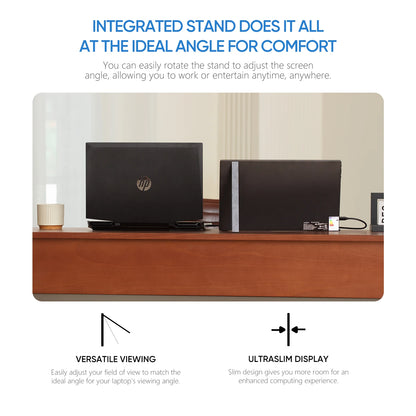 14" Portable 1080P IPS Monitor USB-C HDMI Second Screen