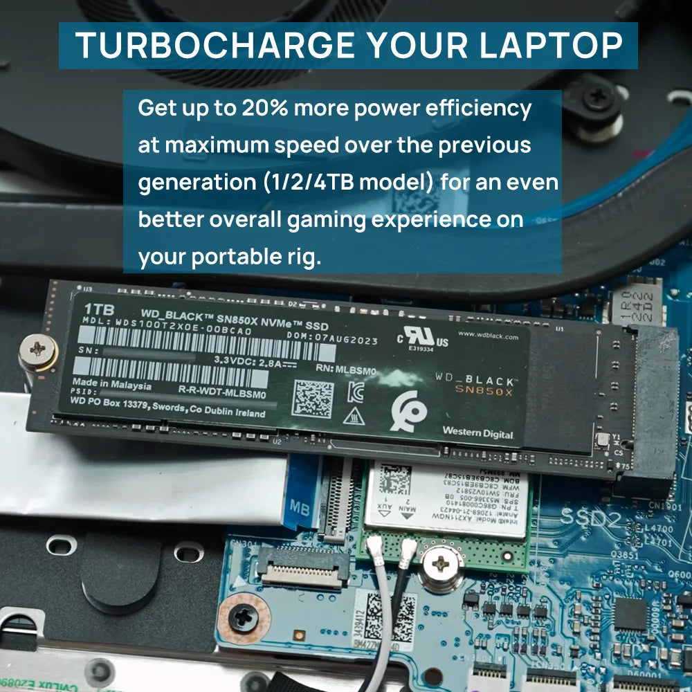 Ultra Fast PCIe Gen4 M.2 SSD 2TB for PC and PS5