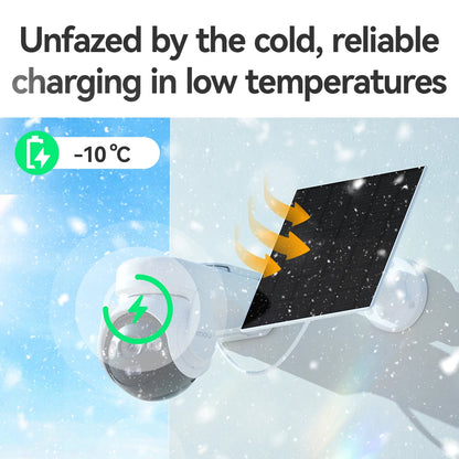 Smart 5MP Outdoor PTZ Security Camera with Solar Panel