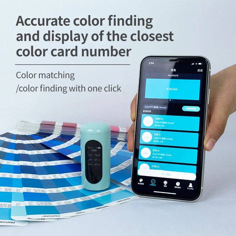 Portable Digital Colorimeter Paint Fabric Tester High Precision
