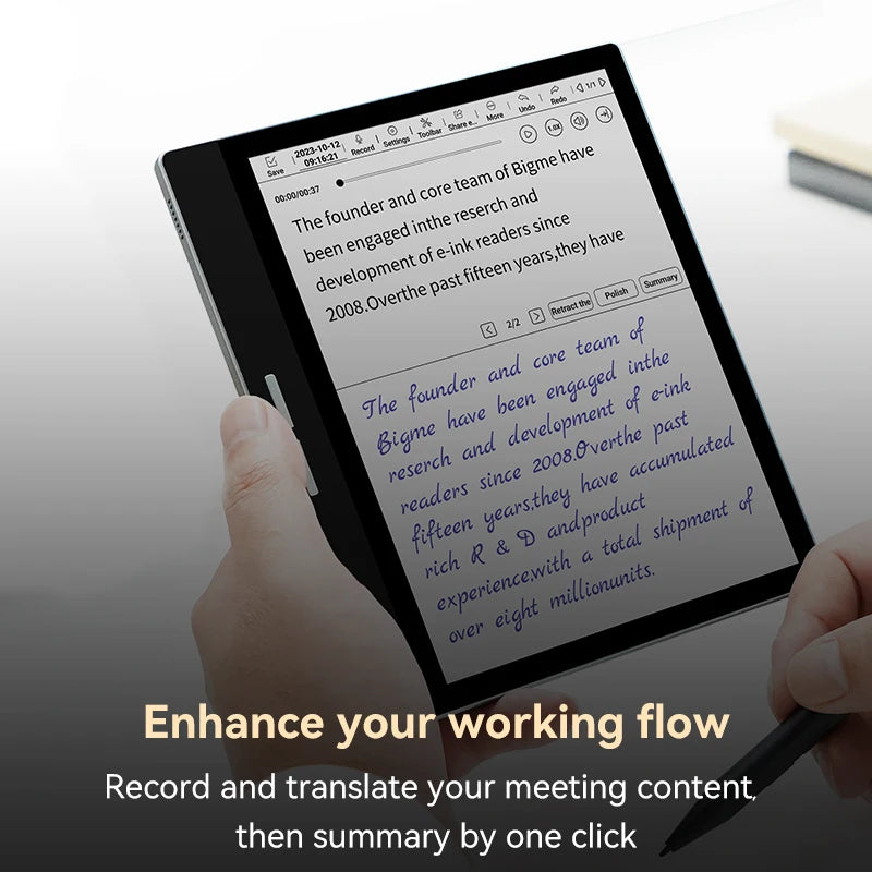 7 Inch Color E-Ink Ebook Reader Android 14 Google Play
