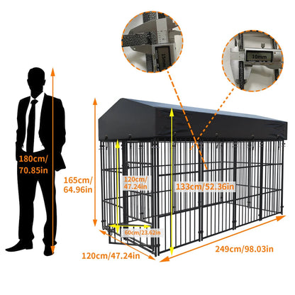 Spacious Large Dog Run Enclosure for Pets