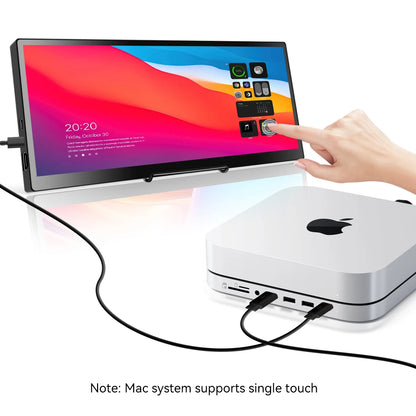 12.3 Inch Touchscreen Bar Monitor 1920x720 IPS Display