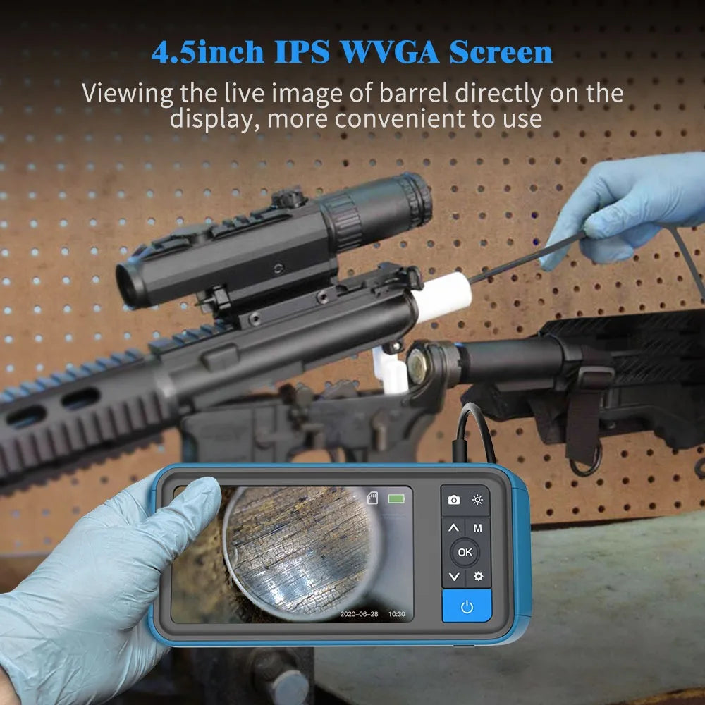 5mm Rifle Borescope with 4.5 Inch Screen for Hunting Guns