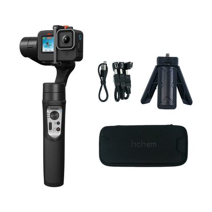 Portable 3-Axis Gimbal for Smooth Action Camera Footage