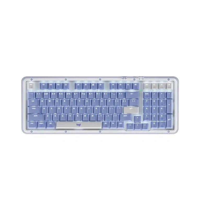 Smart Mechanical Keyboard Wireless RGB Backlit Gaming Purple
