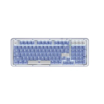 Smart Mechanical Keyboard Wireless RGB Backlit Gaming Purple