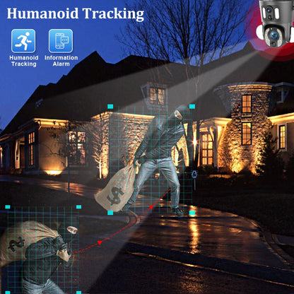 WiFi 20X Zoom 8MP Outdoor PTZ Security Camera