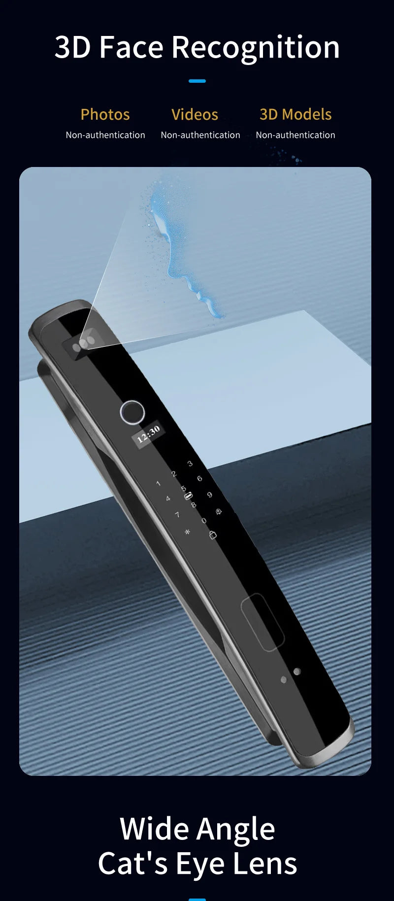 Keyless Biometric Door Lock with Multiple Unlocking Methods