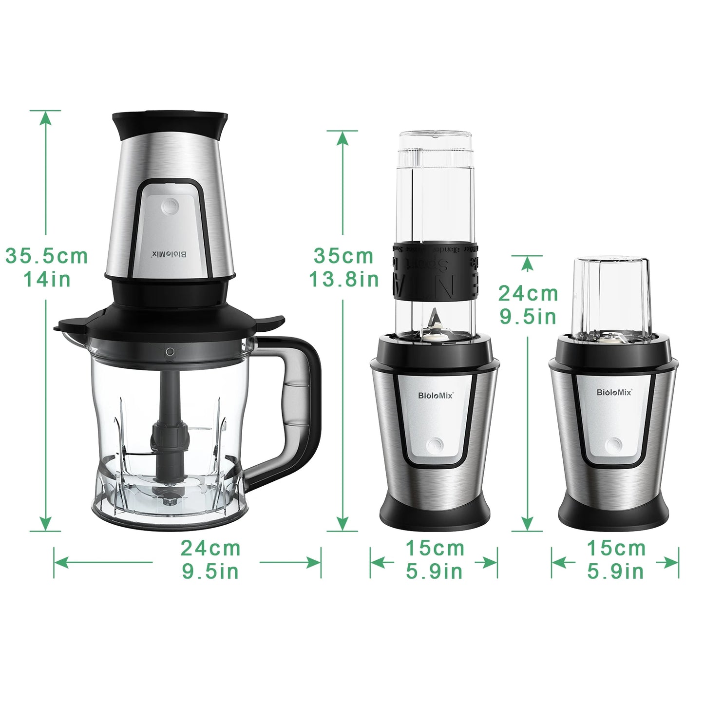 700W Multifunctional Blender with Juicer and Grinder