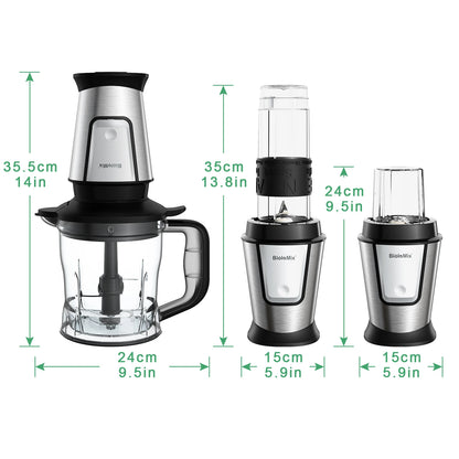 700W Multifunctional Blender with Juicer and Grinder
