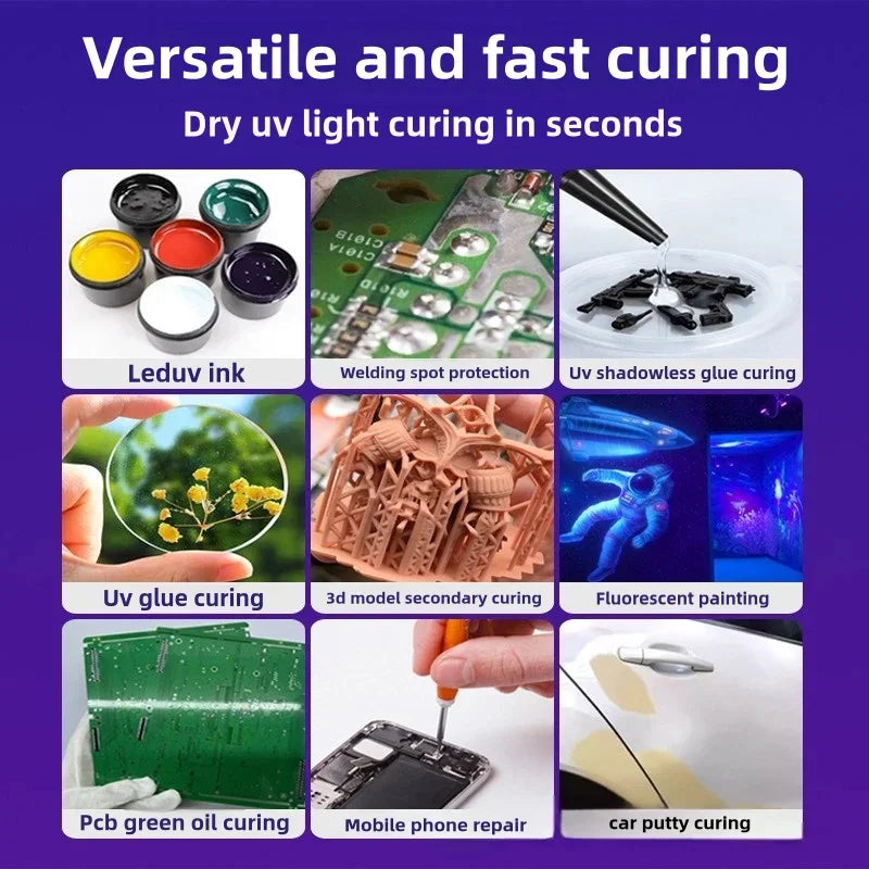600W UV Curing Lamp 365nm Adjustable Power
