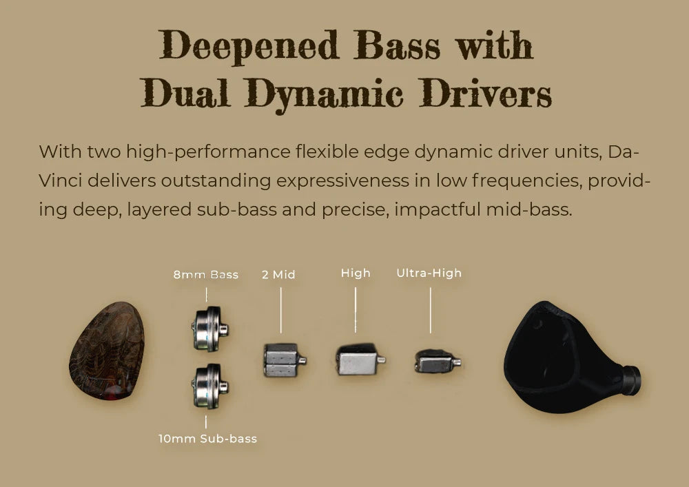 High Fidelity Hybrid In Ear Monitors with Dual Connectors