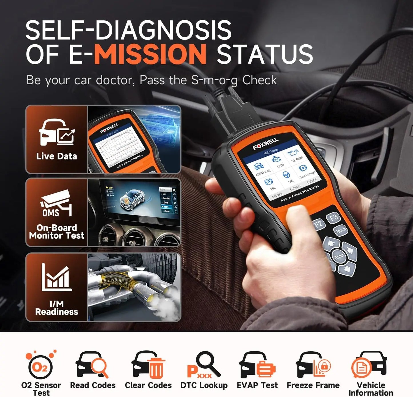 Car Code Reader with Carton Packaging for Mechanics